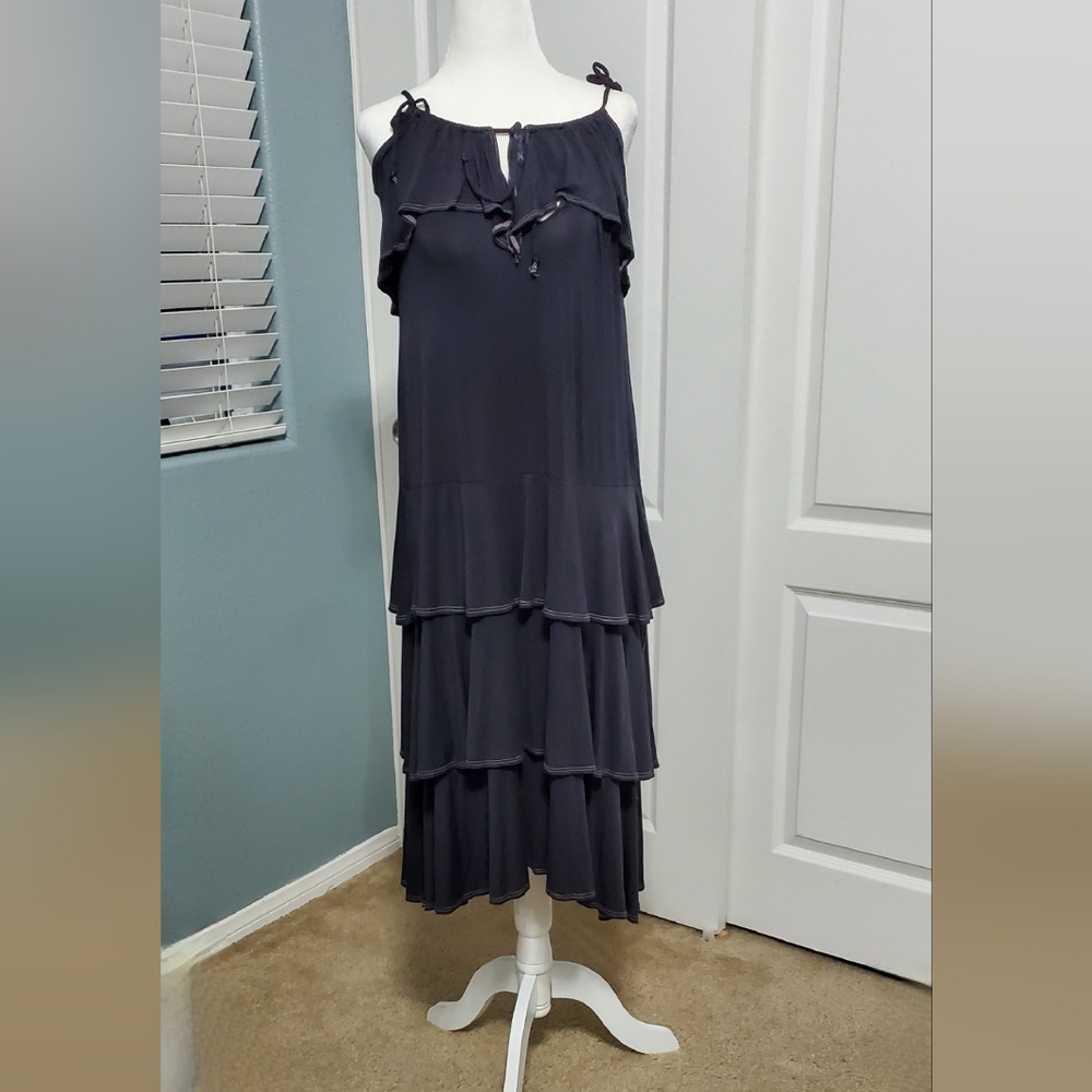Black Tiered Dress